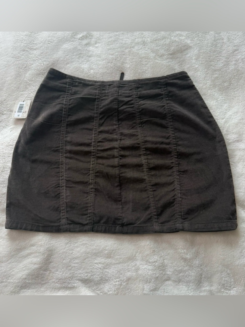 We The Free Layla Corduroy Zip Front Mini Skirt 
Sz 8 - Picture 4 of 9